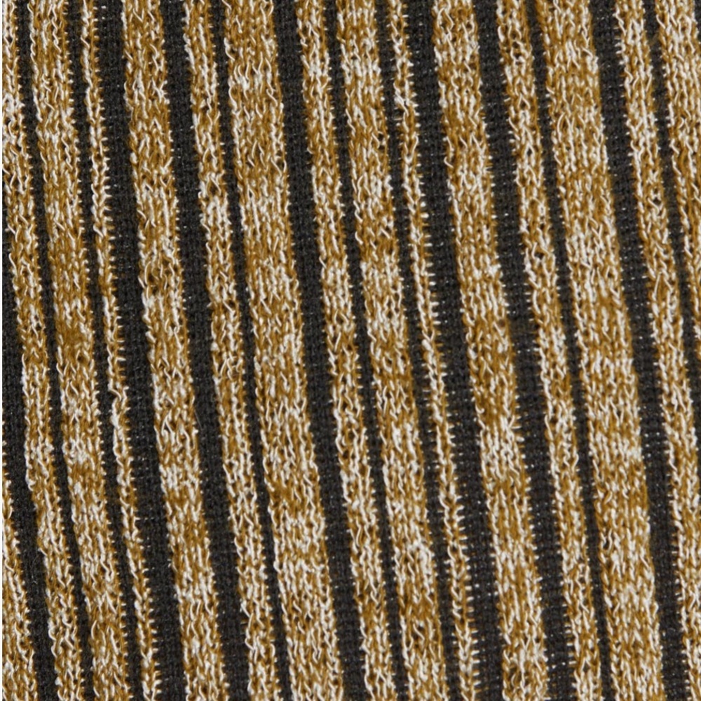 RAG & BONE Raimi Gold and Black Striped Flare Pants - Picture 5 of 12